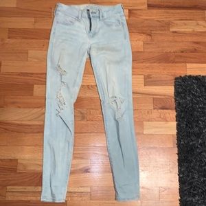 Light Wash Denim Jeans, size 0, lightly worn